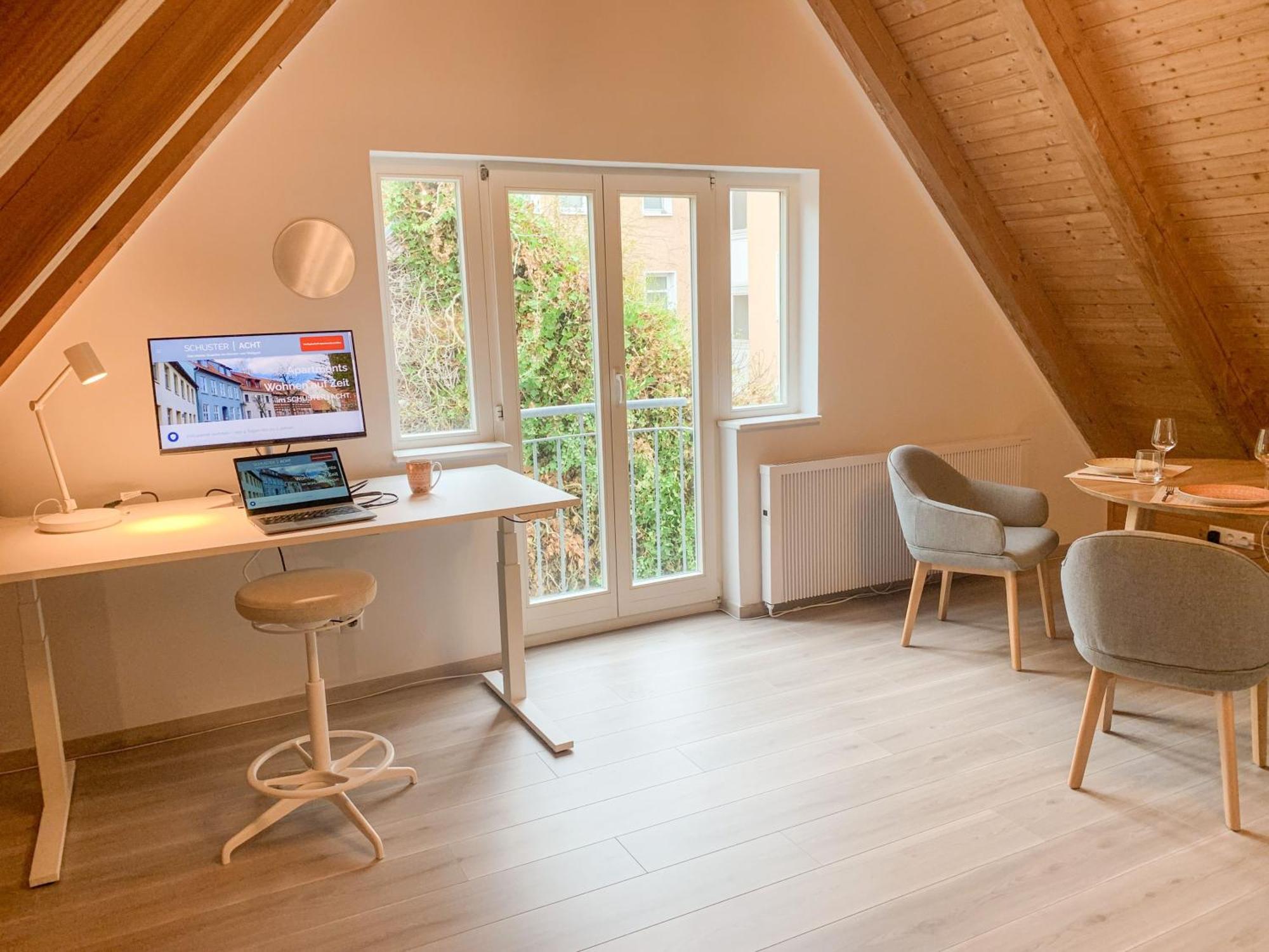 Business-Apartments Im Schuster-Acht Wolgast Esterno foto